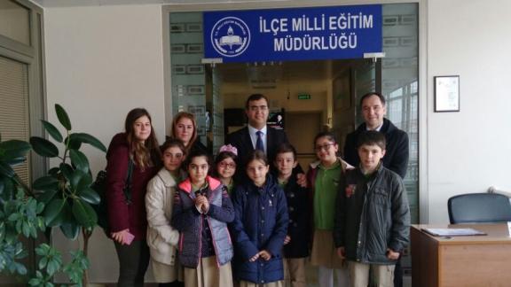 Atatürk İlkokulu Öğrencilerimiz Müdürlüğümüzü Ziyaret Ettiler