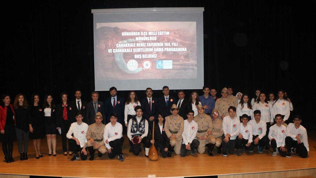 18 Mart Çanakkale Deniz Zaferi  ve Şehitleri Anma Günü İlçe Programı